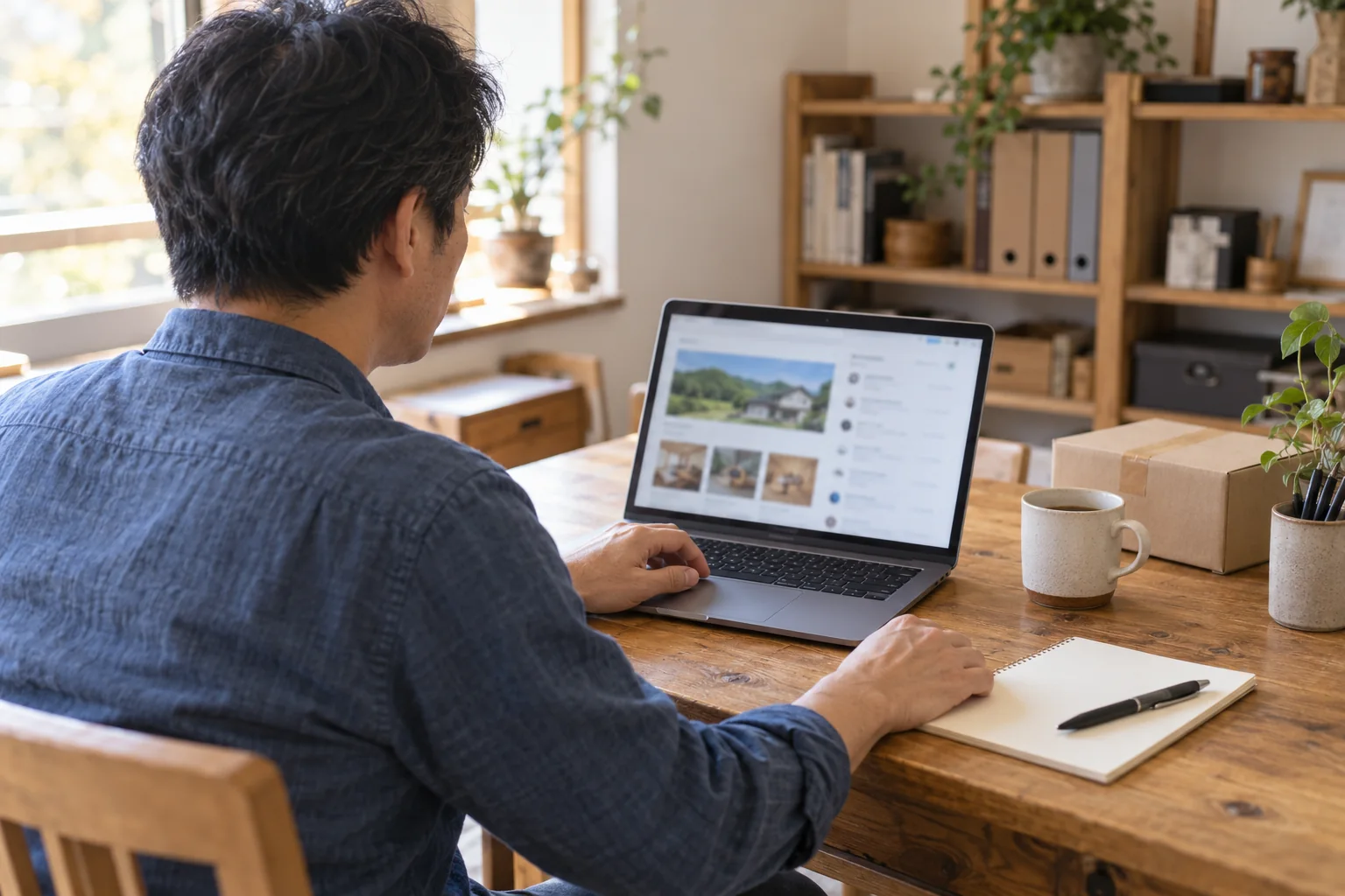 ホームページの伝わり方を確かめる仕事のイメージ